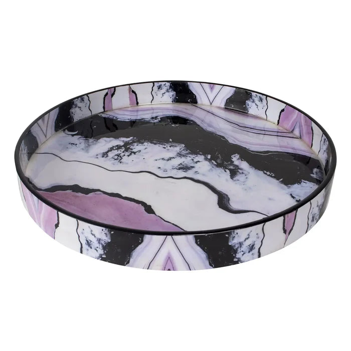 Handmade Decorative-tray-cosmos-astral-12-inch