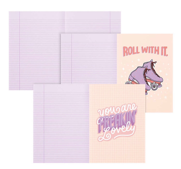 Feminist Agenda Peach Notebook