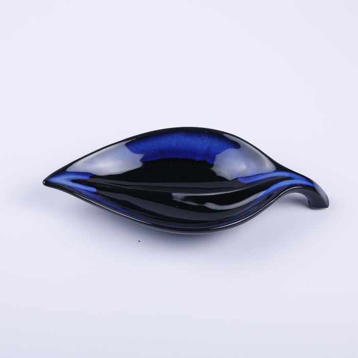 Handmade Decorative Ceramic Platter For Serving & Decor -NAVY