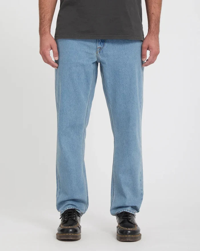 Volcom Fivedown Denim Relaxed Tapered Fit - Blue