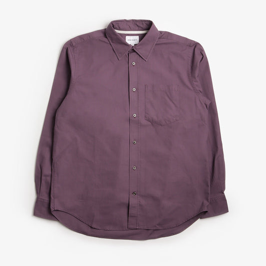 Norse Projects Kongshoved Cotton Faded Pigment Dyed Relaxed Shirt