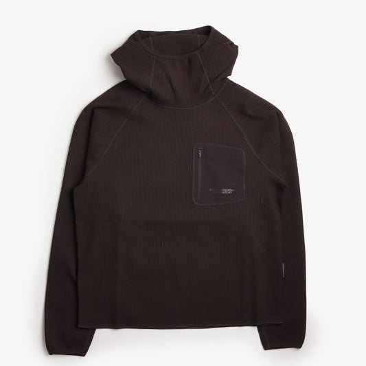 Purple Mountain Observatory Waffle Balaclava Hoodie