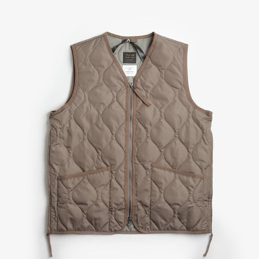 Taion Military Zip V Neck Down Vest