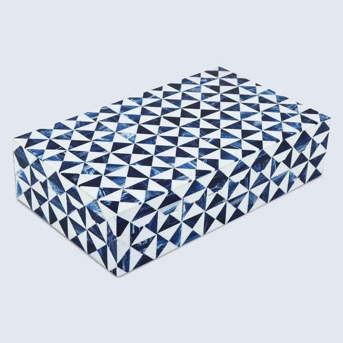 Indigo-White / 10x6x2.5