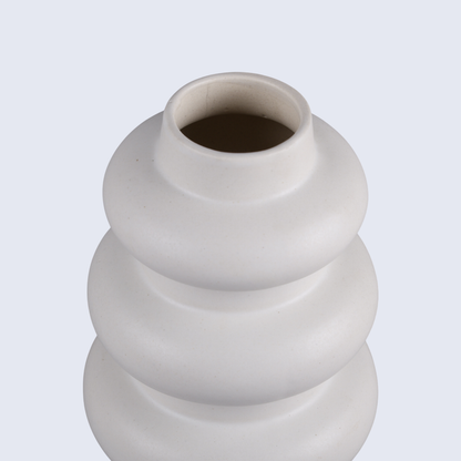 Ceramic Vase For Flowers  White Flower Vase Orbitra