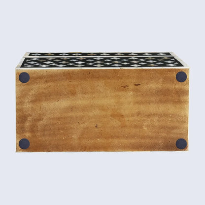 Decorative box Rhonda bouquet Mother of Pearl & Resin  10x5x5 inch