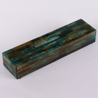 Handmade Decorative Boxes Verdigris Collection Bone Inlay, 7 sizes, for jewelry and keepsake storage