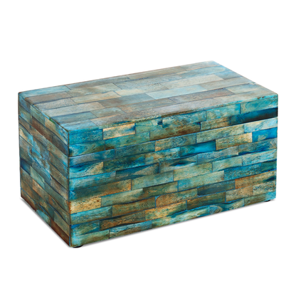 Handmade Decorative Boxes Verdigris Collection Bone Inlay, 7 sizes, for jewelry and keepsake storage