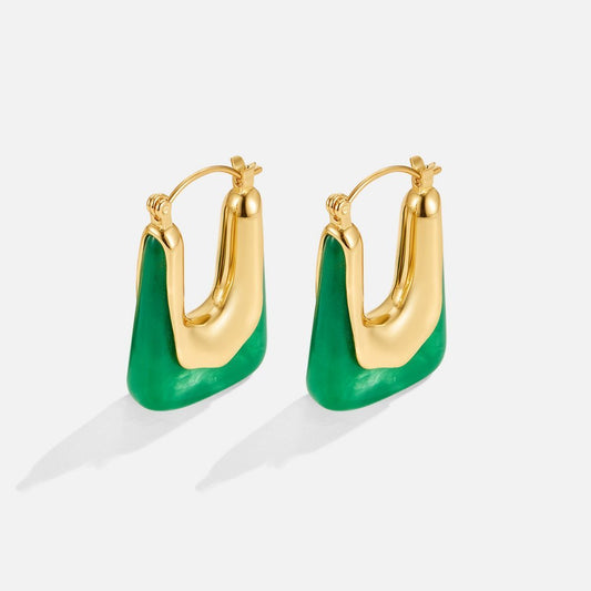 Esme Square Hoop Earrings