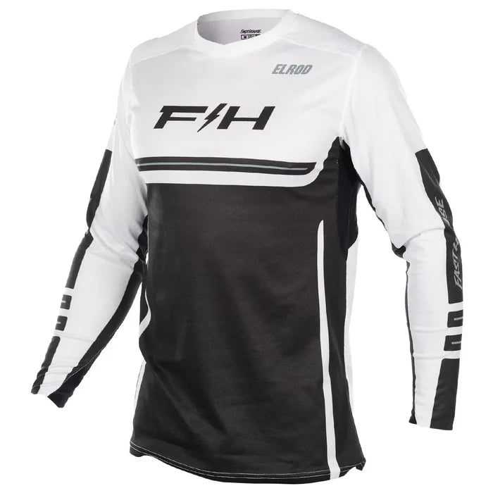 Fasthouse Elrod React Jersey - White/Black