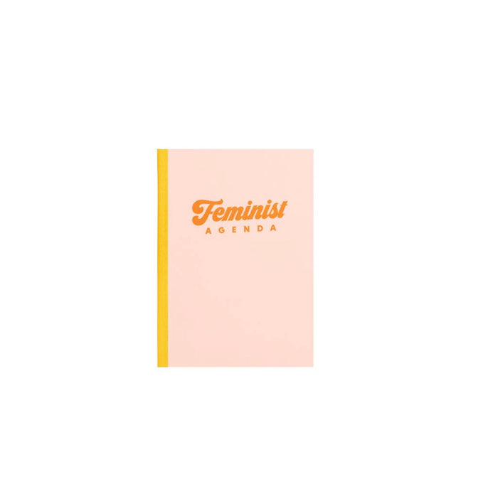 Feminist Agenda Peach Notebook