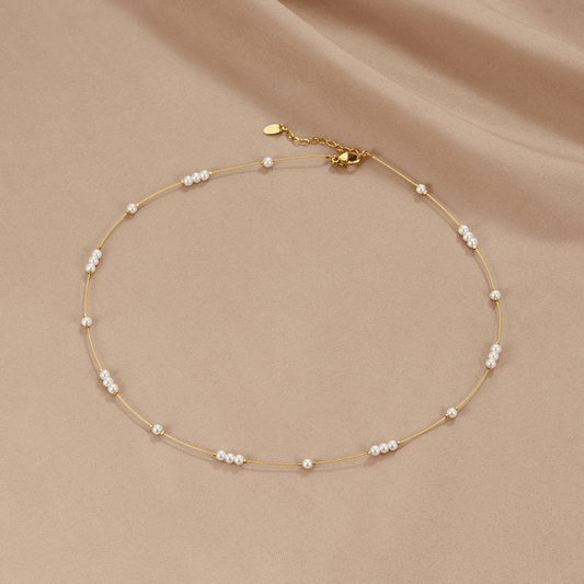 Gigi Pearl Choker Necklace