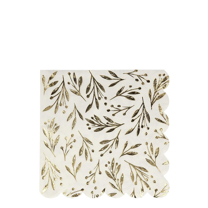 Gold Leaf Large Napkins