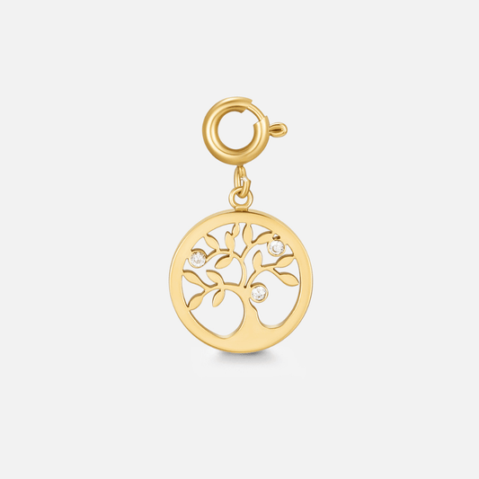 Golden Tree Of Life Charm