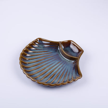 Handmade Decorative Ceramic Platter For Serving & Decor -AUTUMN