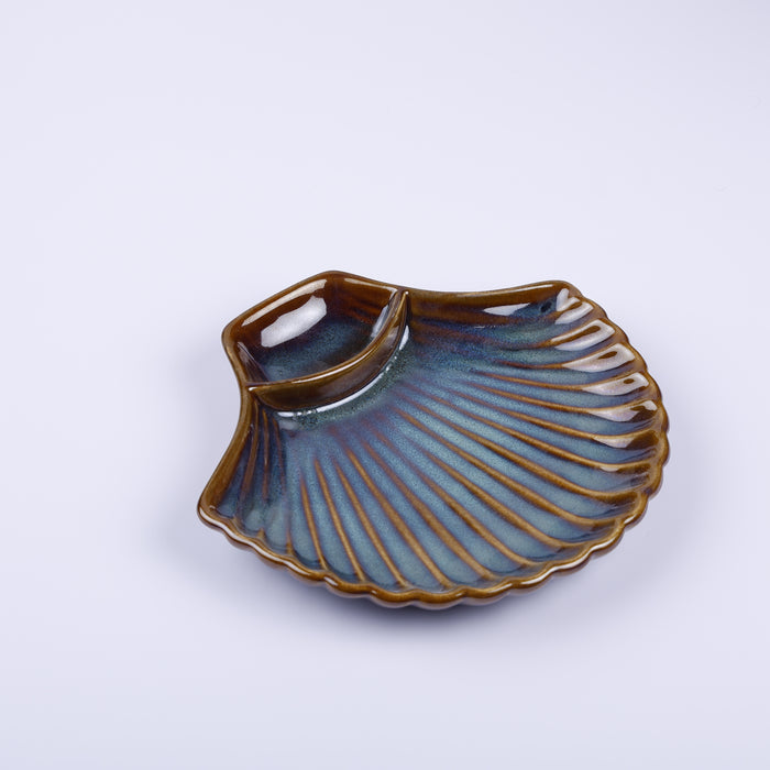 Handmade Decorative Ceramic Platter For Serving & Decor -AUTUMN
