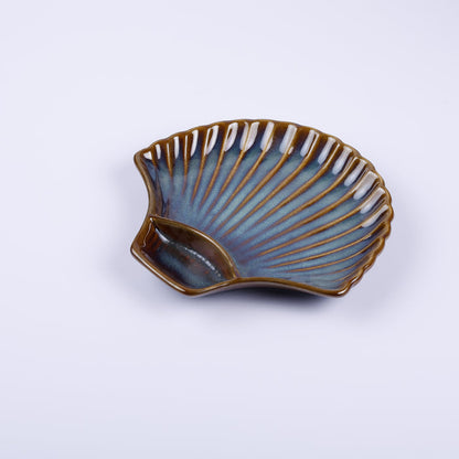 Handmade Decorative Ceramic Platter For Serving & Decor -AUTUMN