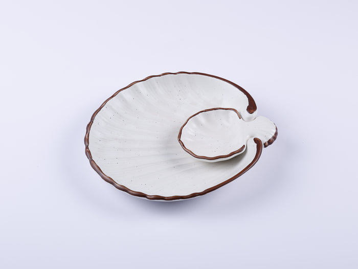Handmade Decorative Ceramic Platter For Serving & Decor -CHARM
