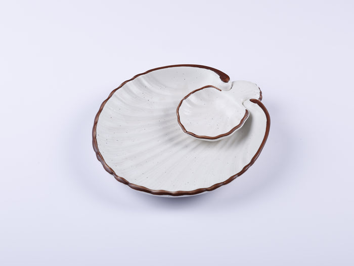 Handmade Decorative Ceramic Platter For Serving & Decor -CHARM