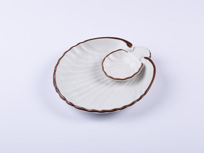 Handmade Decorative Ceramic Platter For Serving & Decor -CHARM