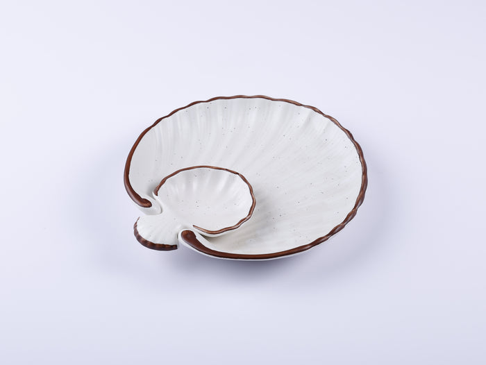 Handmade Decorative Ceramic Platter For Serving & Decor -CHARM