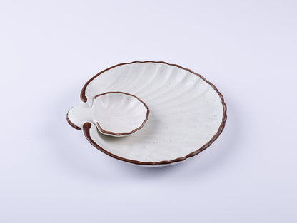 Handmade Decorative Ceramic Platter For Serving & Decor -CHARM