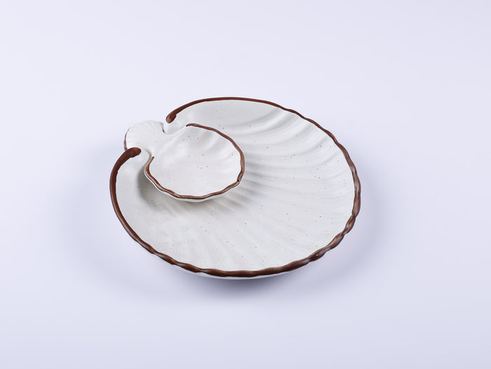 Handmade Decorative Ceramic Platter For Serving & Decor -CHARM
