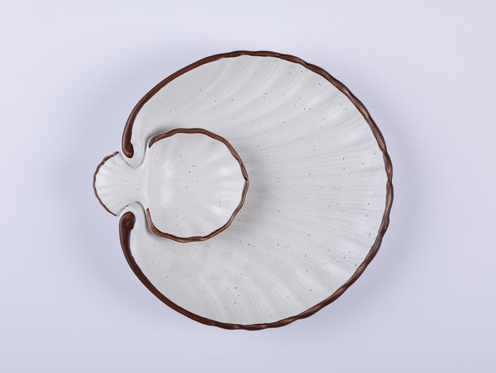 Handmade Decorative Ceramic Platter For Serving & Decor -CHARM