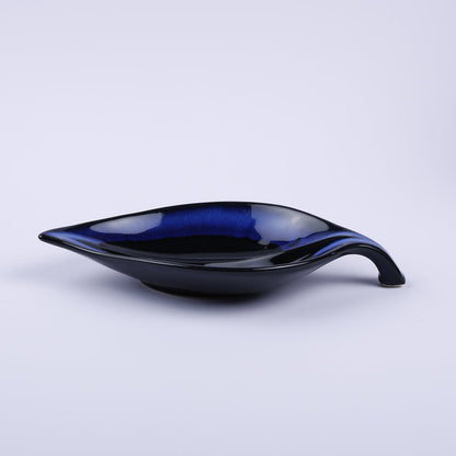 Handmade Decorative Ceramic Platter For Serving & Decor -NAVY