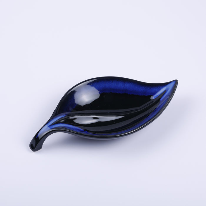 Handmade Decorative Ceramic Platter For Serving & Decor -NAVY