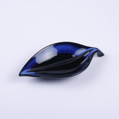 Handmade Decorative Ceramic Platter For Serving & Decor -NAVY