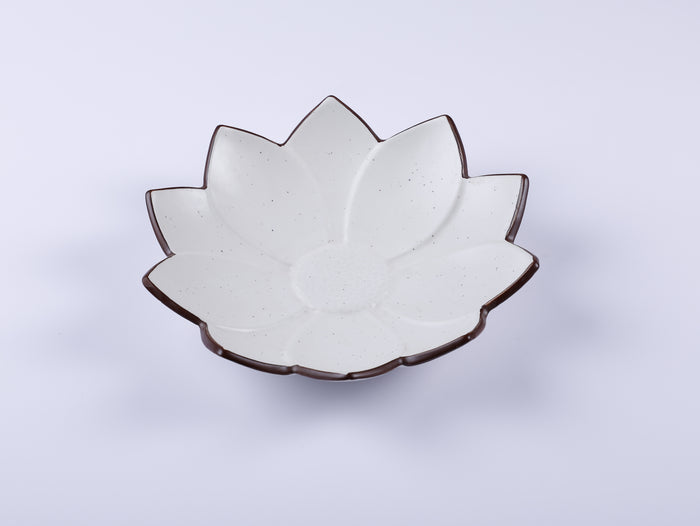 Handmade Decorative Ceramic Platter For Serving & Decor -SNOW