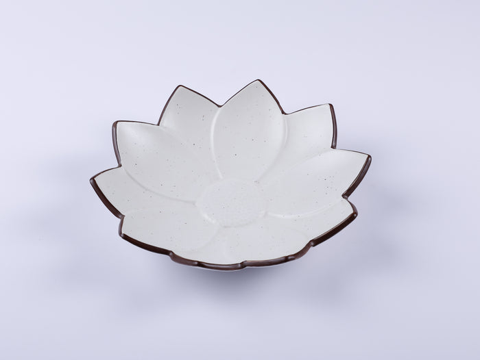 Handmade Decorative Ceramic Platter For Serving & Decor -SNOW