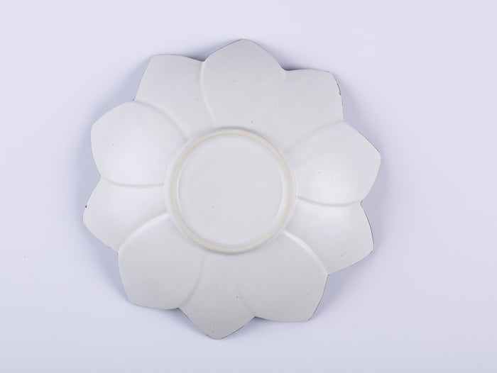 Handmade Decorative Ceramic Platter For Serving & Decor -SNOW