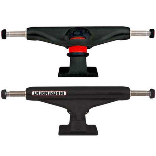 Independent Stage 11 Bar Flat Black Skateboard Trucks (Set of 2)