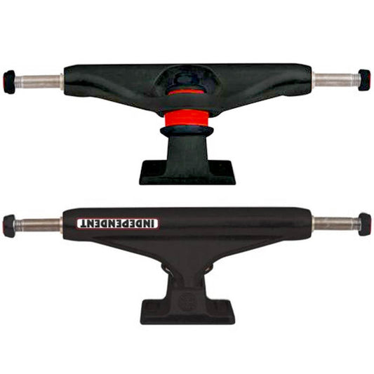 Independent Stage 11 Bar Flat Black Skateboard Trucks (Set of 2)