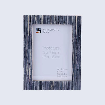Koyala Kachcha Picture Frame | Charcoal Bone Inlay | 4x6 5x7 8x10