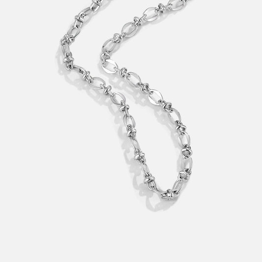 Link Chain Silver Necklace