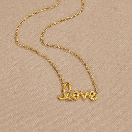 "Love" Pendant Necklace