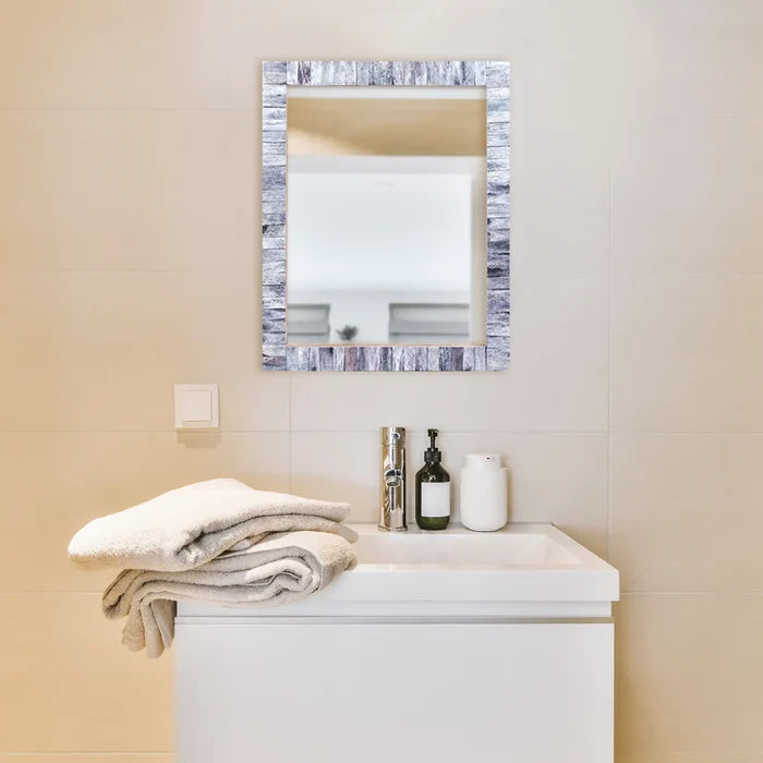 Handmade Make To Order Classic Grey Mirror Bone Inlay Collection in 4 Sizes