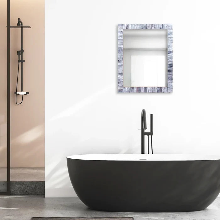 Handmade Make To Order Classic Grey Mirror Bone Inlay Collection in 4 Sizes