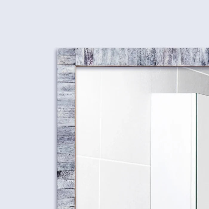 Handmade Make To Order Classic Grey Mirror Bone Inlay Collection in 4 Sizes