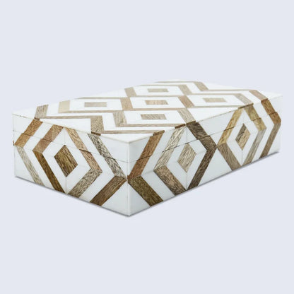Brown-White / 10x6x2.5
