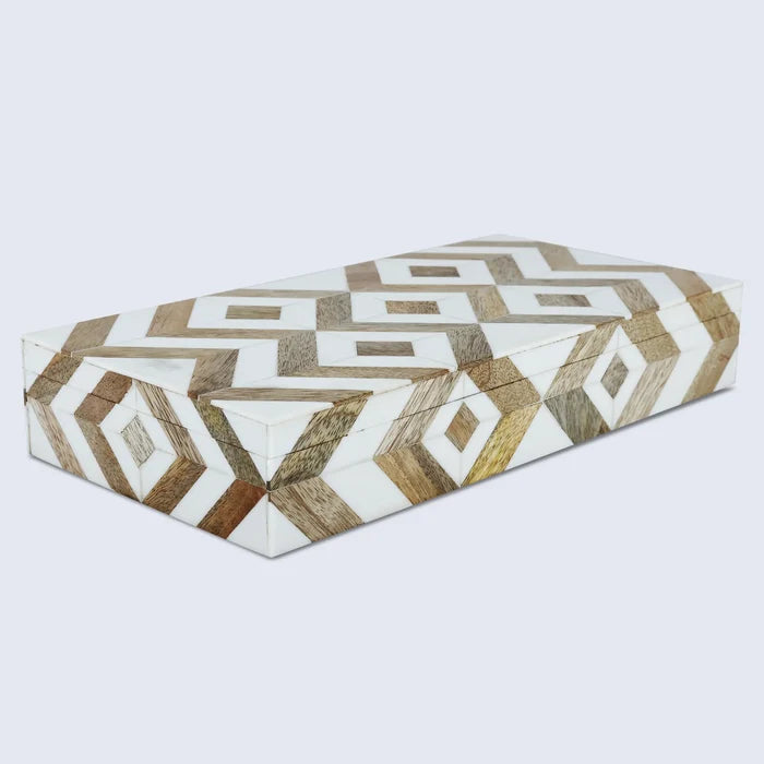 Brown-White / 12x6x2
