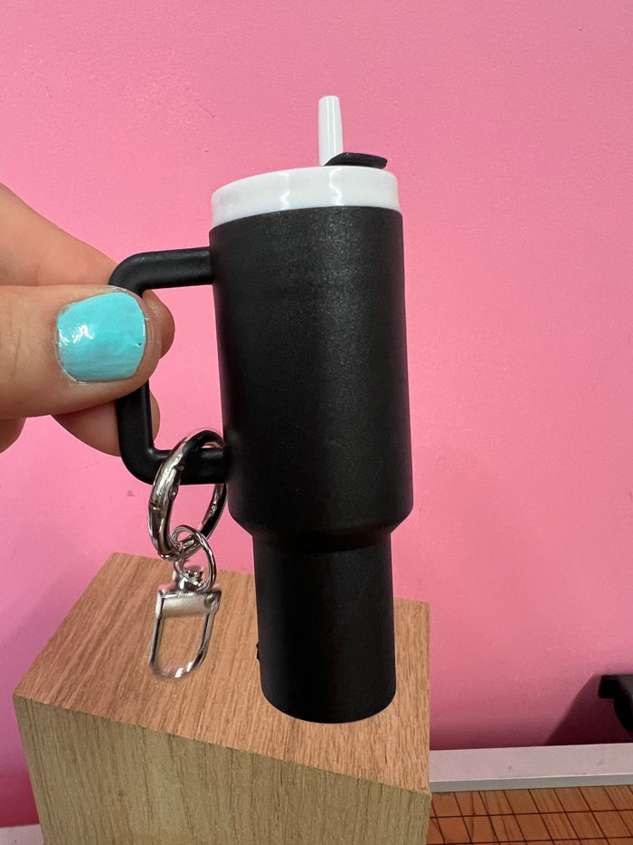 Mini Stanley Keychain with Storage for Lipstick Pills or Cash!