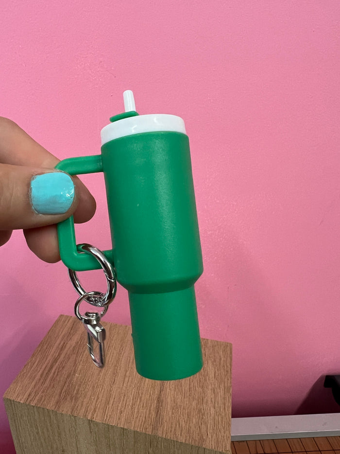 Mini Stanley Keychain with Storage for Lipstick Pills or Cash!