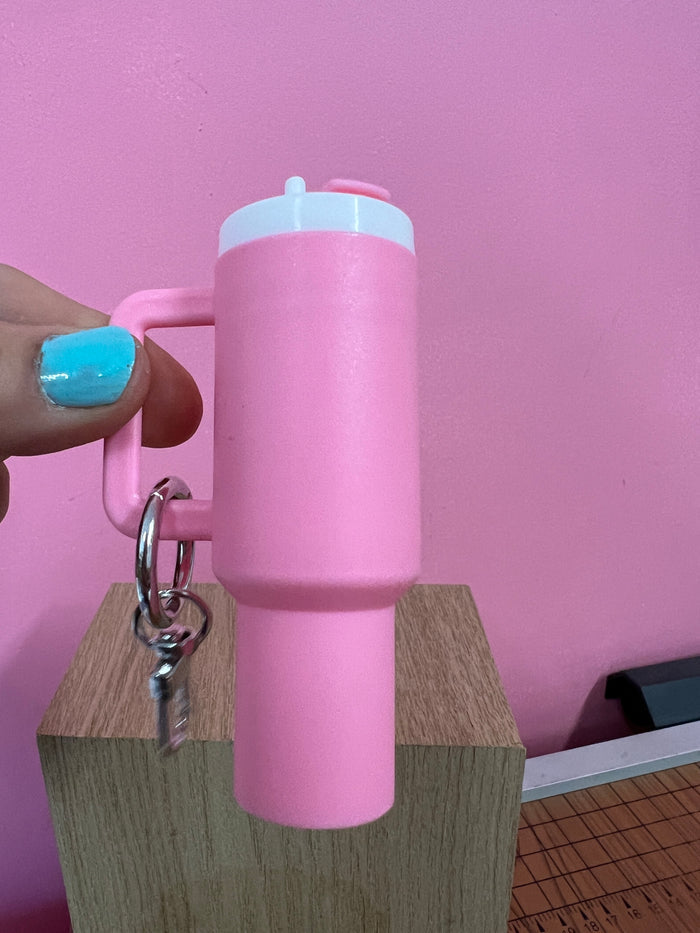Mini Stanley Keychain with Storage for Lipstick Pills or Cash!