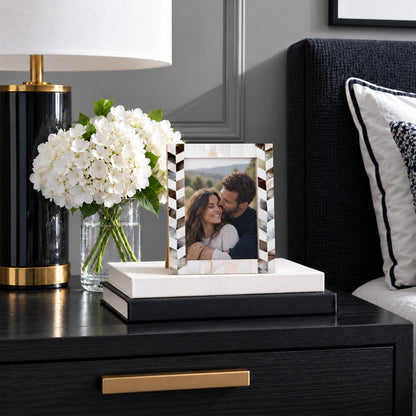 Mother of Pearl Picture Frame | Pearlescent Barley | 4x6 5x7 8x10
