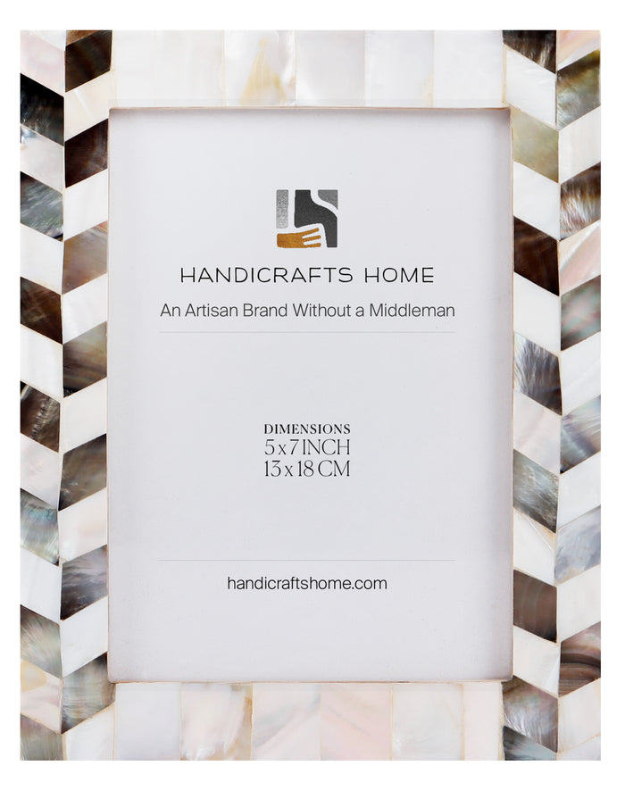 Mother of Pearl Picture Frame | Pearlescent Barley | 4x6 5x7 8x10