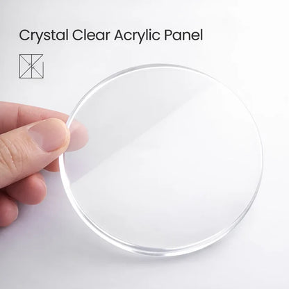 Palace Radiance Bone Inlay Round Picture Frame | 4x4
